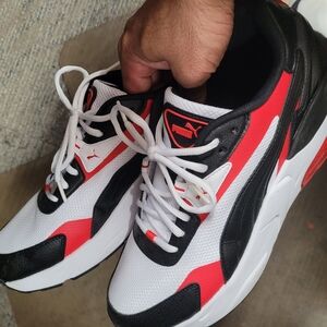Puma Red and Black Sneakers